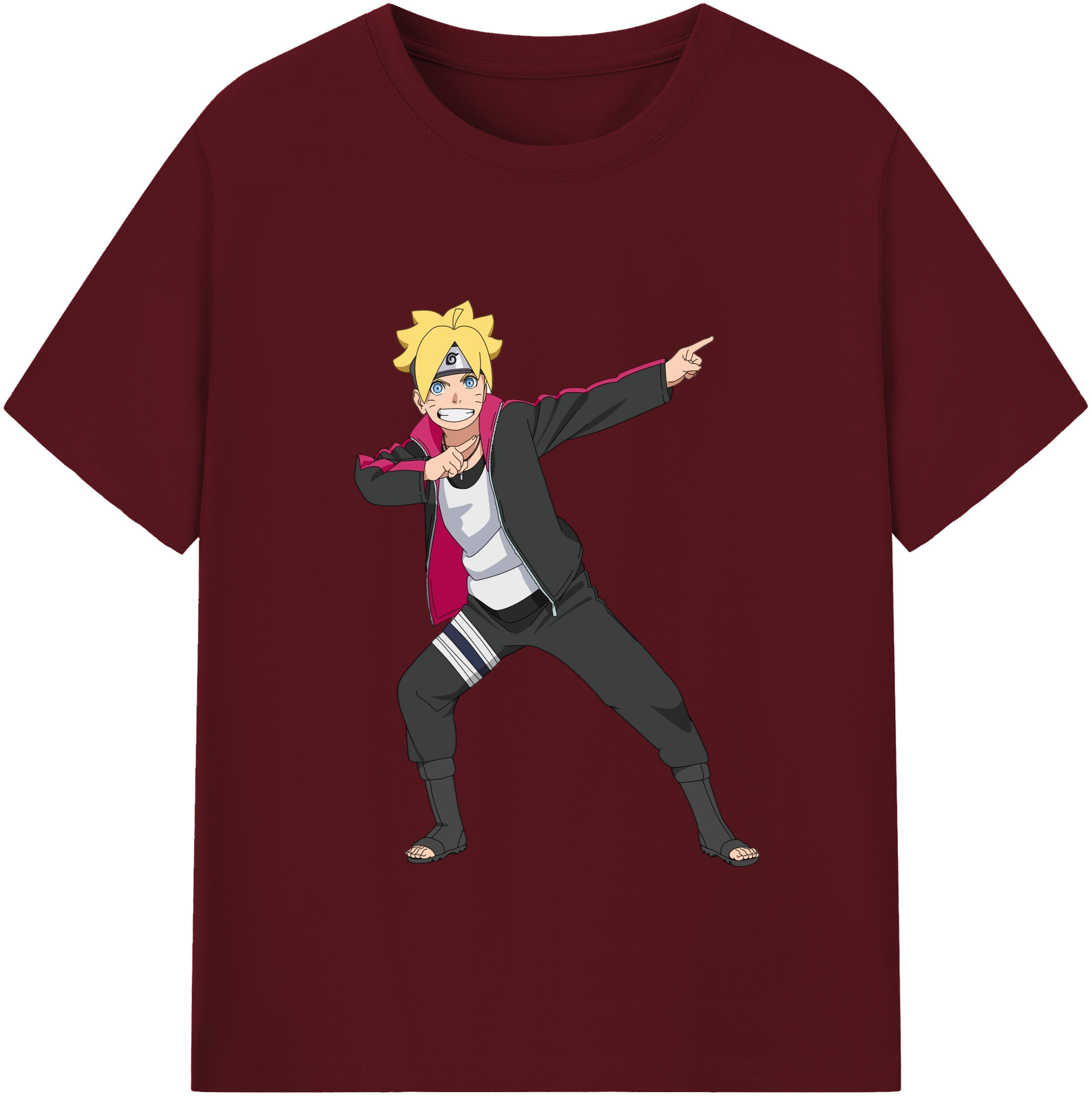 （画像用） NARUTO -ナルト- うずまき ボルト Uzumaki Boruto 綿100％半袖Tシャツ（フロントプリント）